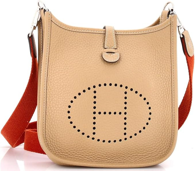 Amazon.com: Hermès, Pre-Loved Evelyne Bag Gen III Clemence TPM, Trench : Amazon Luxury | Amazon (US)