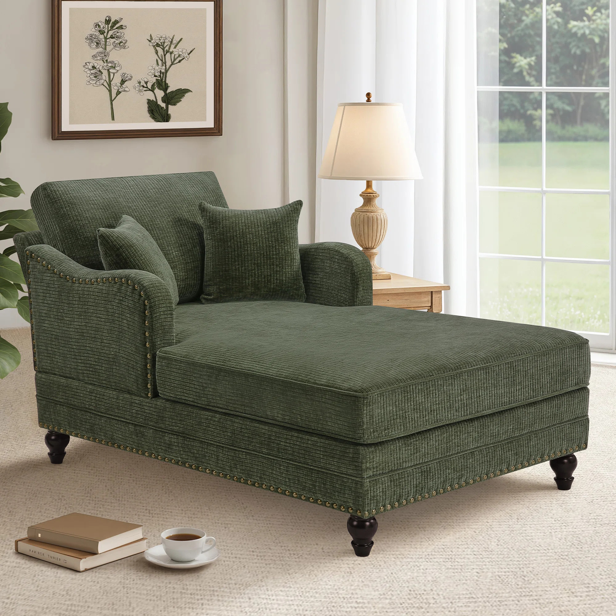 Darby Home Co Aglaea Upholstered Chaise Lounge With Adjustable Backrest & Reviews | Wayfair | Wayfair North America