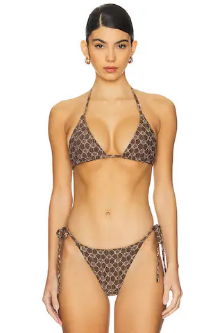 DEVON WINDSOR Elis Top in Coco Denim from Revolve.com | Revolve Clothing (Global)