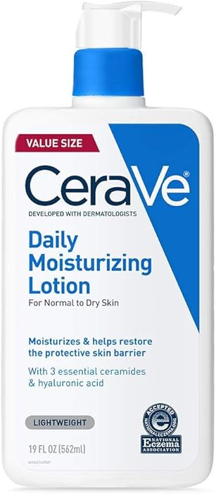 CeraVe Daily Moisturizing Lotion for Dry Skin, Body Lotion & Face Moisturizer with Hyaluronic Aci... | Amazon (US)