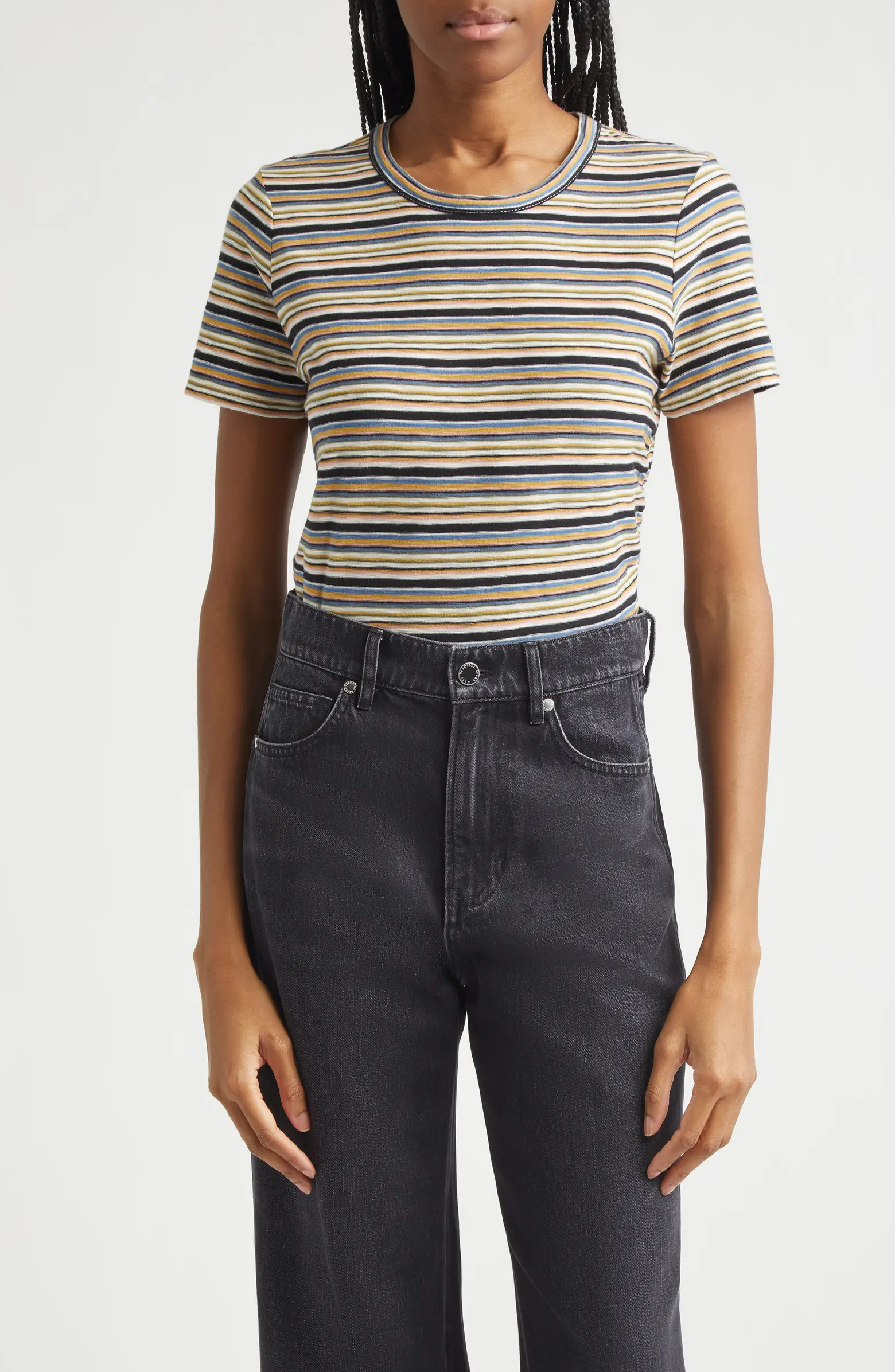 Bouvet Stripe Cotton T-Shirt | Nordstrom