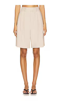 Lovers and Friends Raissa Short in Khaki from Revolve.com | Revolve Clothing (Global)