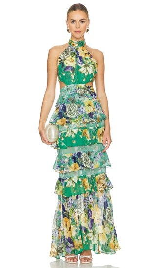 Gardenia Gown in Green Multi | Revolve Clothing (Global)