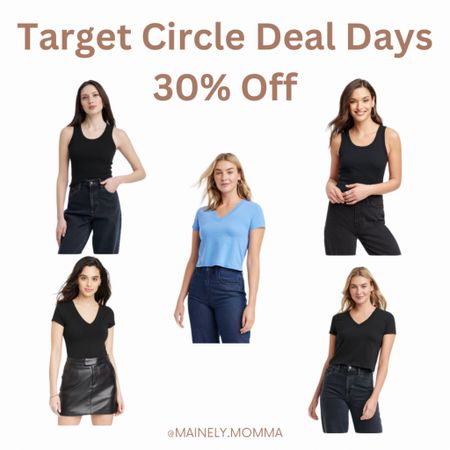 Target circle deal days
30% off

#target #targetcircle #targetfinds #targetdeals #targetsale #sale #deal #tshirt #basics #moms #momfinds #momoutfit #tanktops #trending #trends #favorites #bestsellers

#LTKstyletip #LTKxTarget #LTKGiftGuide