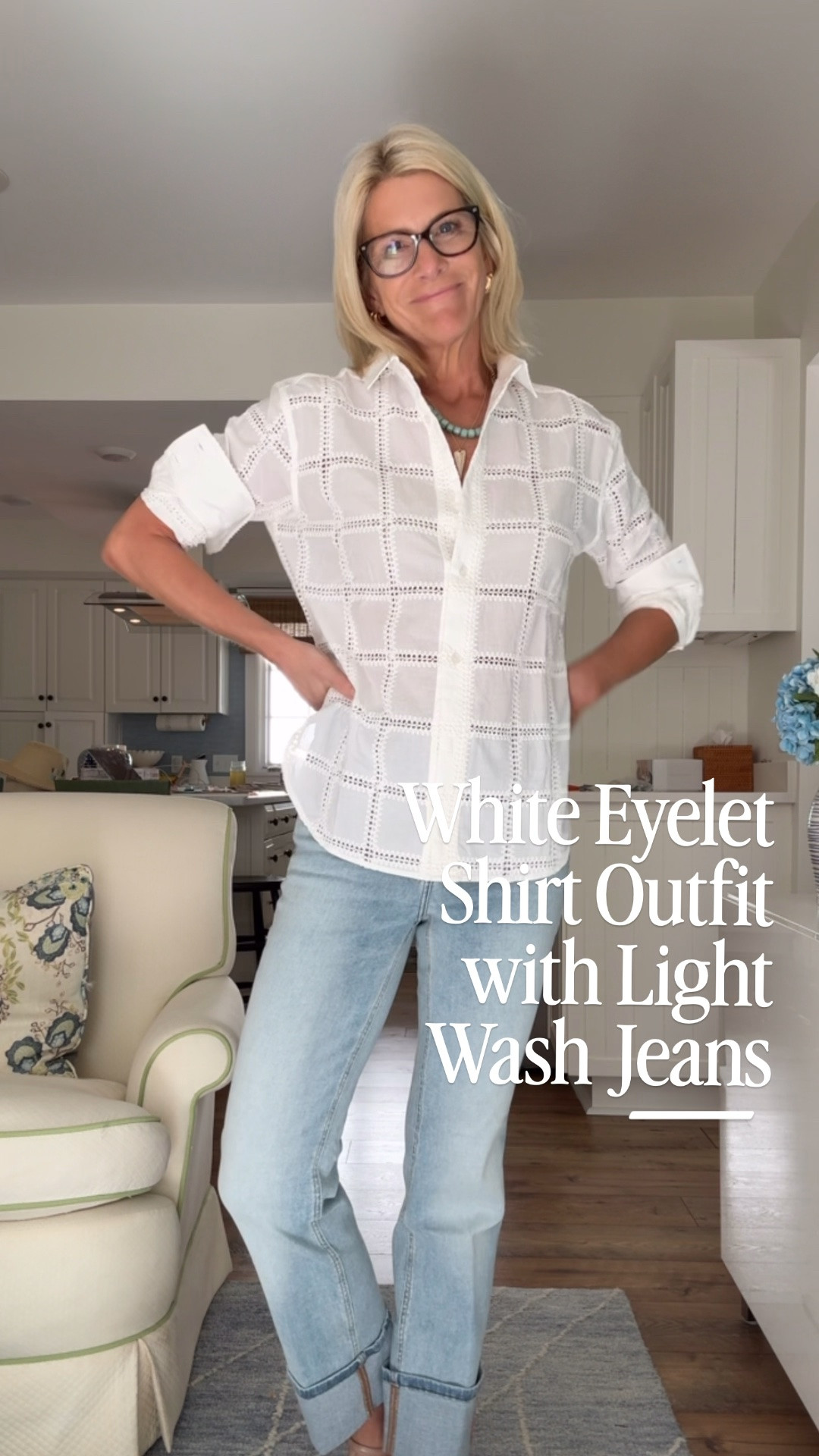 A crisp white button-down and light wash jeans are a combination that never goes out of style.

Classic pieces. Endless outfit possibilities.

👩‍💻 LTK PRO TIPS
❤️ Heart = Support my posts ;-)
🔖 Save = Get sale & restock alerts for the things you love!
📋 Lists = Keep favorites organized.
📲 Share = Send lists and products to a friend.
💬 Comment = Ask me anything, and I’ll answer. ;-)

#LTKootd #LTKSeasonal #LTKOver40
