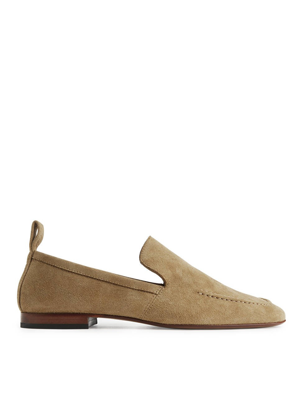 Suede Loafers - Dark Beige - ARKET GB | ARKET (US&UK)