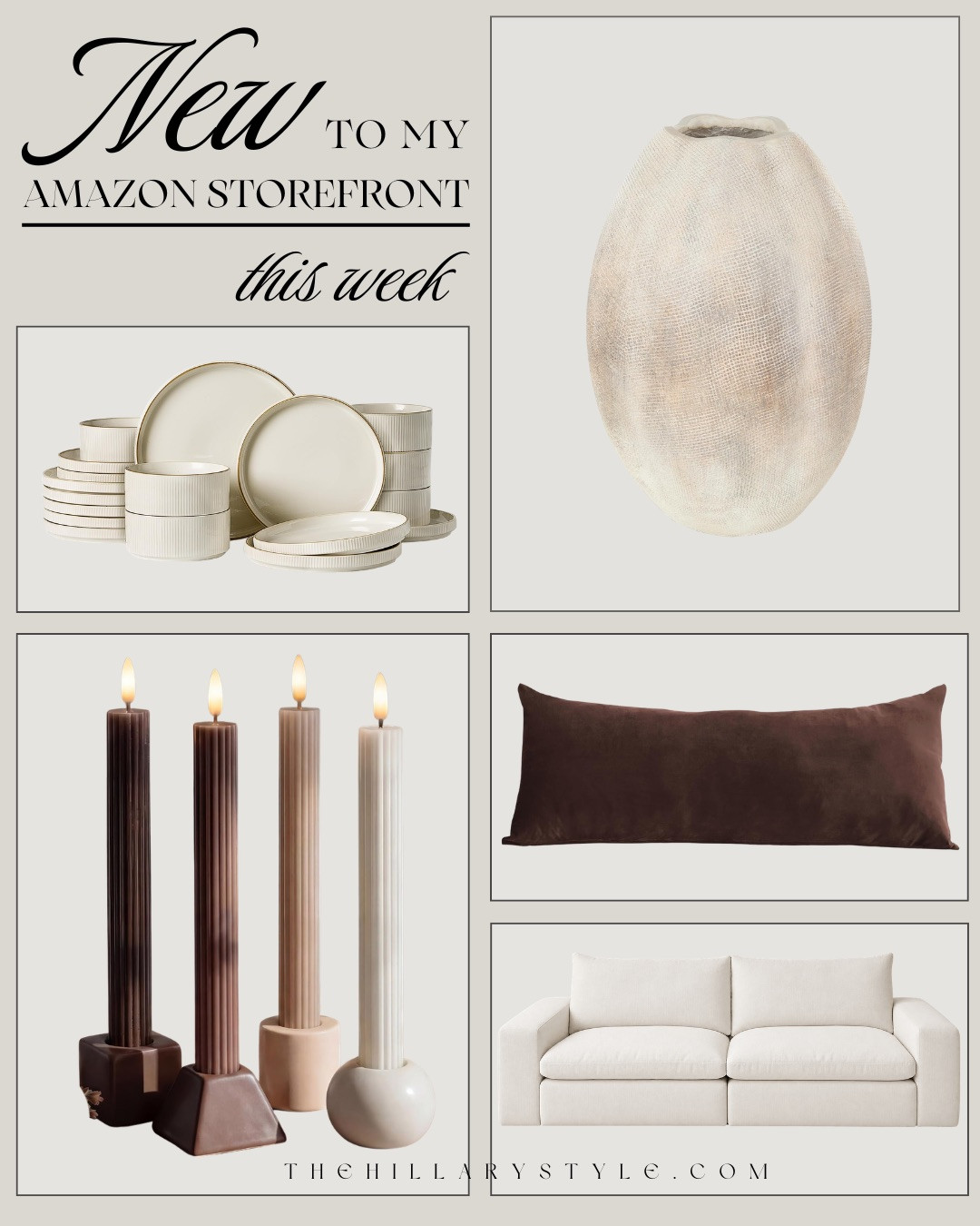 Fall vibes alert! My new additions for your living room are all about cozy style. From chic pillows to elegant vases, these picks will give your space an autumn glow #FallDecor #HomeInspo #TheHillaryStyle #AmazonFinds 

 #LTKSeasonal #LTKHome