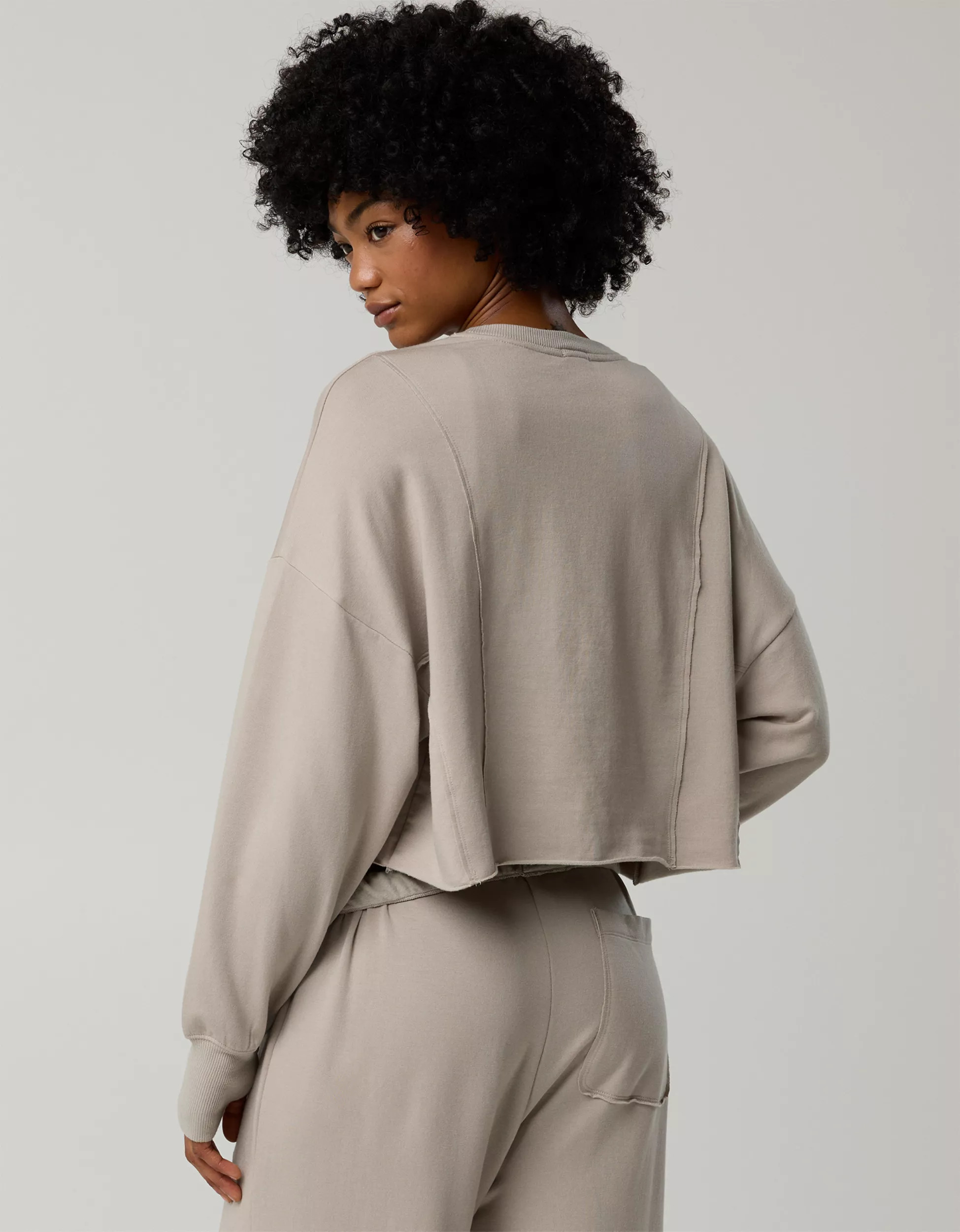 OFFLINE By Aerie OTT Seamed Crewneck Sweatshirt | American Eagle Outfitters (US & CA)