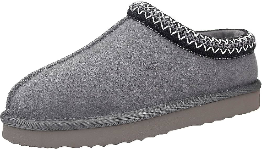 CNTAO Women Slippers Platform Mini Boots Suede Leather Short Ankle Booties Fuzzy Slip On Shoes | Amazon (US)