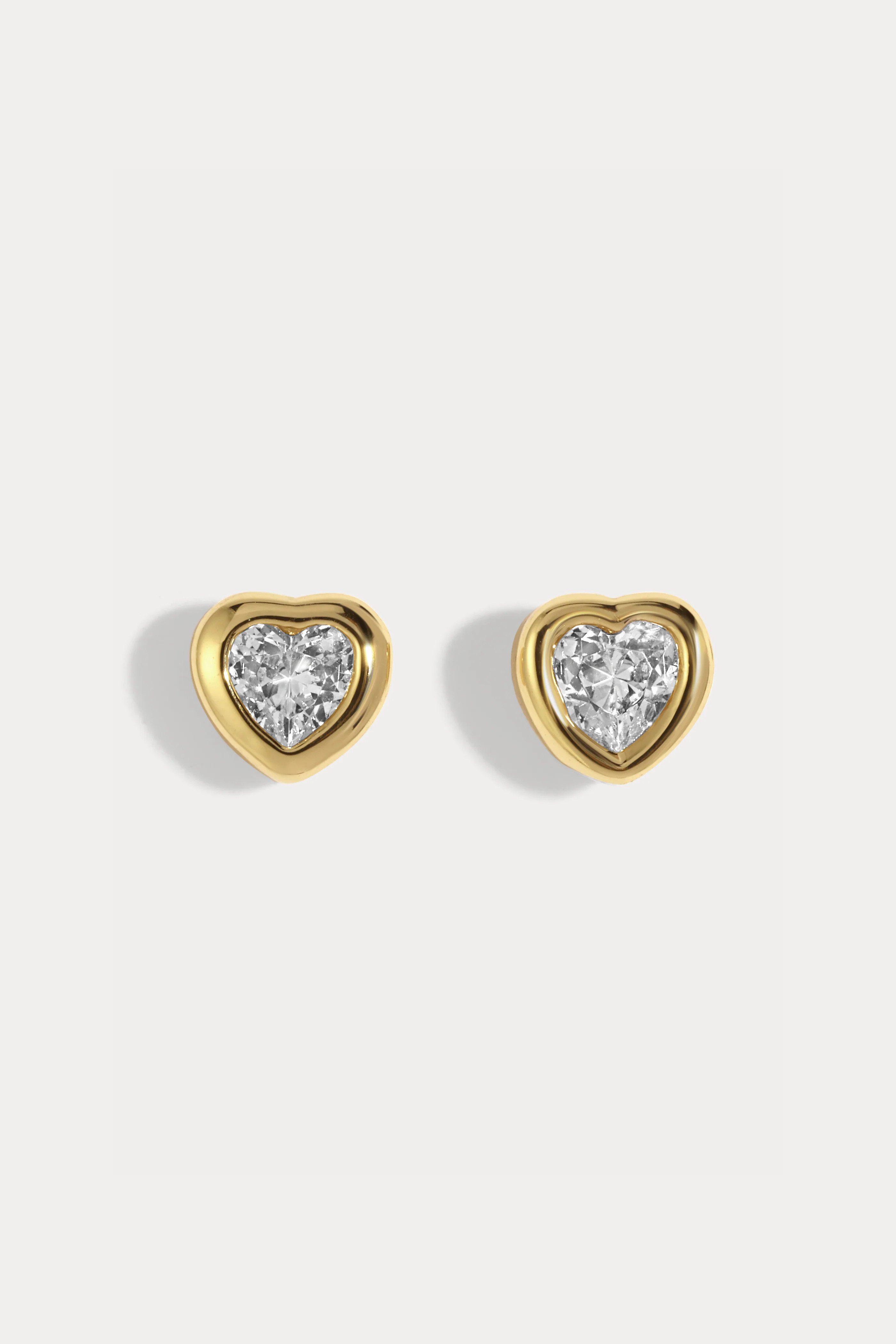 Birdie Heart Studs | Lili Claspe