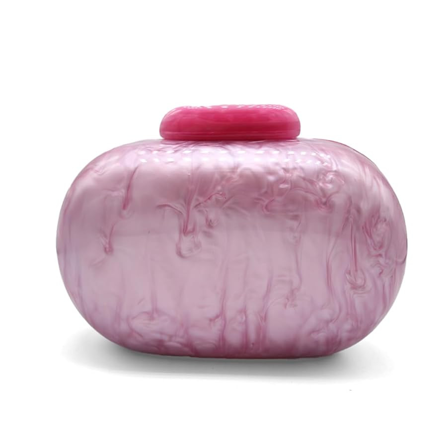 Acrylic Evening Clutch Bag for Women Shell Shape Shoulder Crossbody Bag Glitter Marble Purse Hand... | Amazon (US)