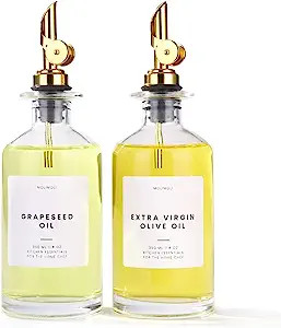Molimoli Olive Oil Dispenser Bottle for Kitchen, Oil Dispenser w. Weighted Pourer, Glass Bottle D... | Amazon (US)