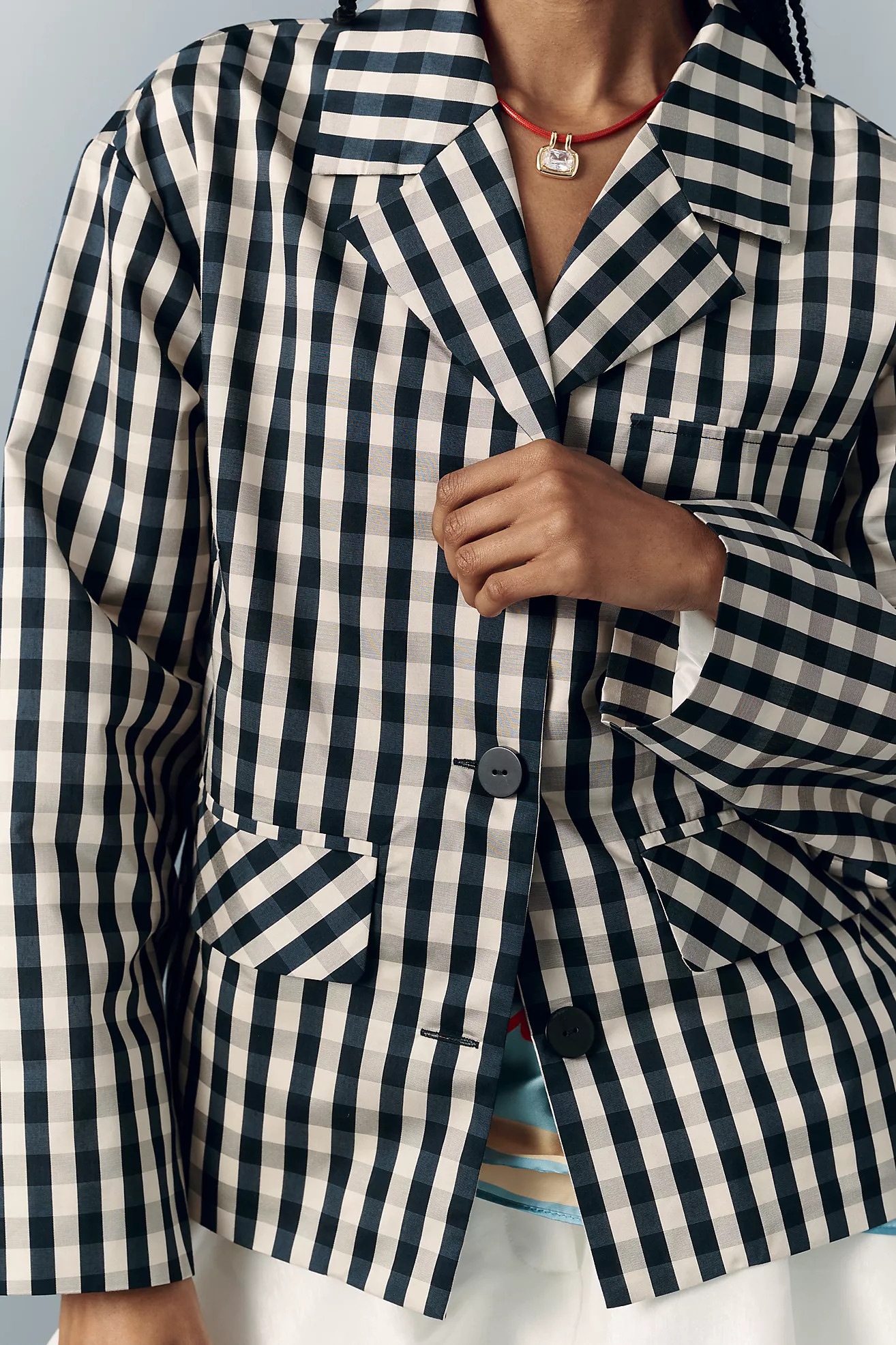 Baum und Pferdgarten Bani Gingham Shirt Jacket | Anthropologie (US)