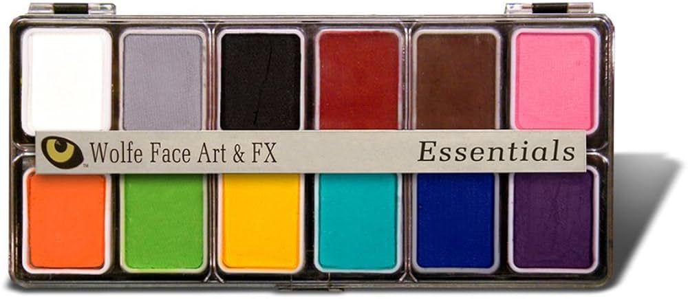 Wolfe FX, Face Art, and FX Essential Hydrocolor Makeup, 12 Color Pallete | Amazon (US)