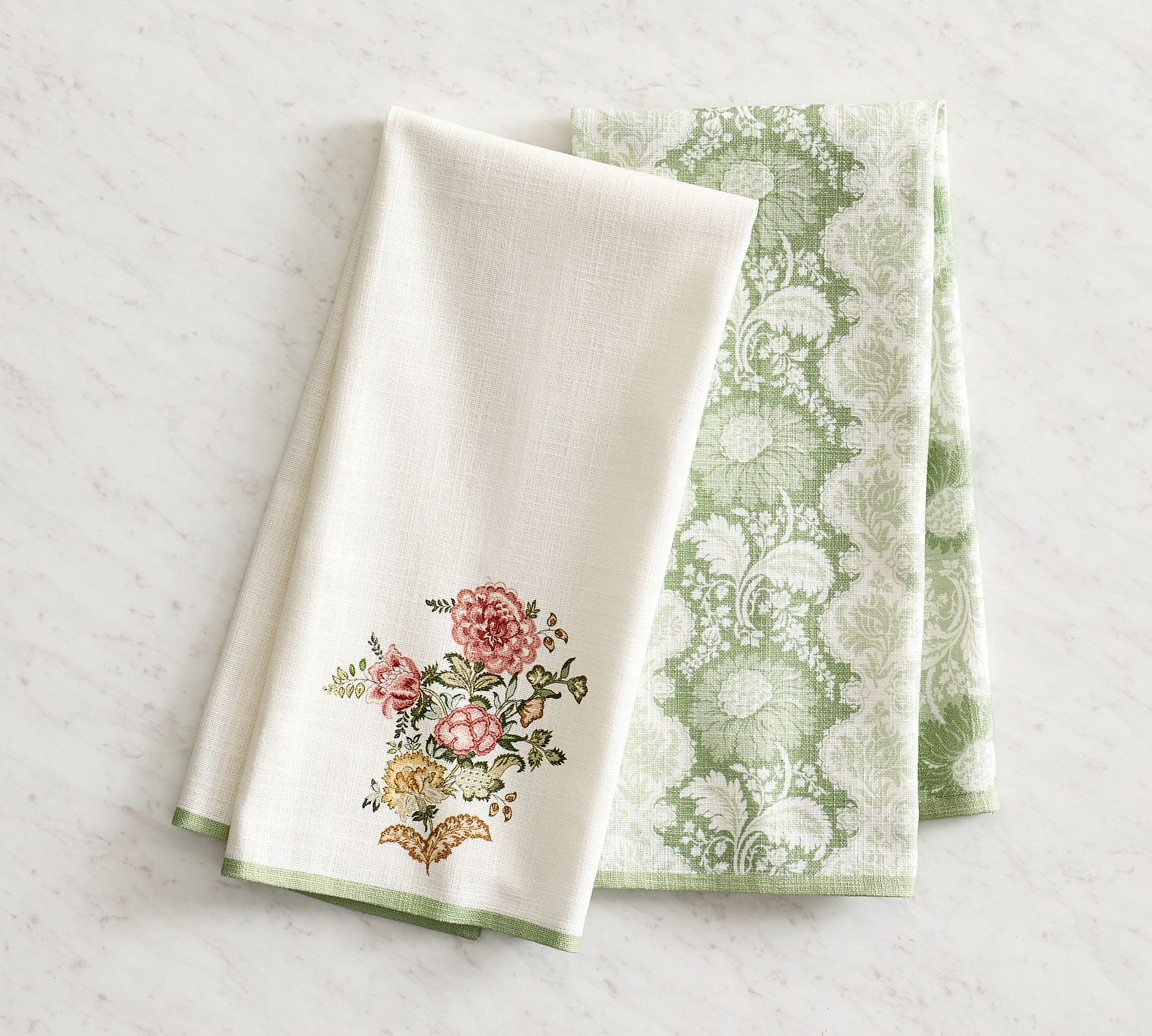 Kravet Tea Towels - Mixed Set of 2 | Pottery Barn (US)