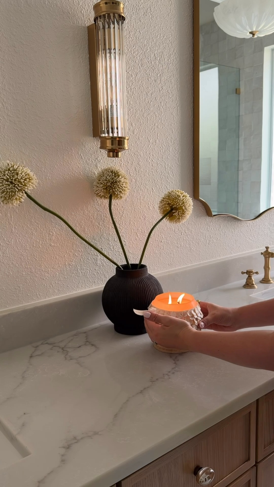 Bathroom remodel decorating! Linking similar where I can 🤍 The toilet paper stand is gorgeous! 

#LTKHome