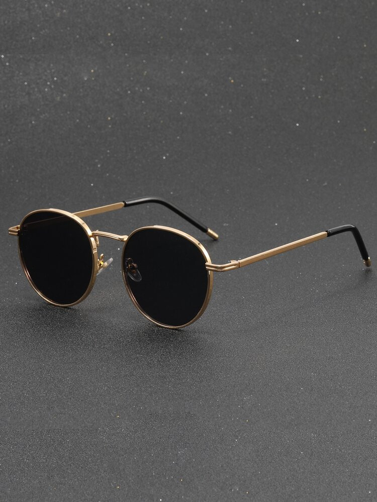 Men Round Frame Fashion Glasses | SHEIN