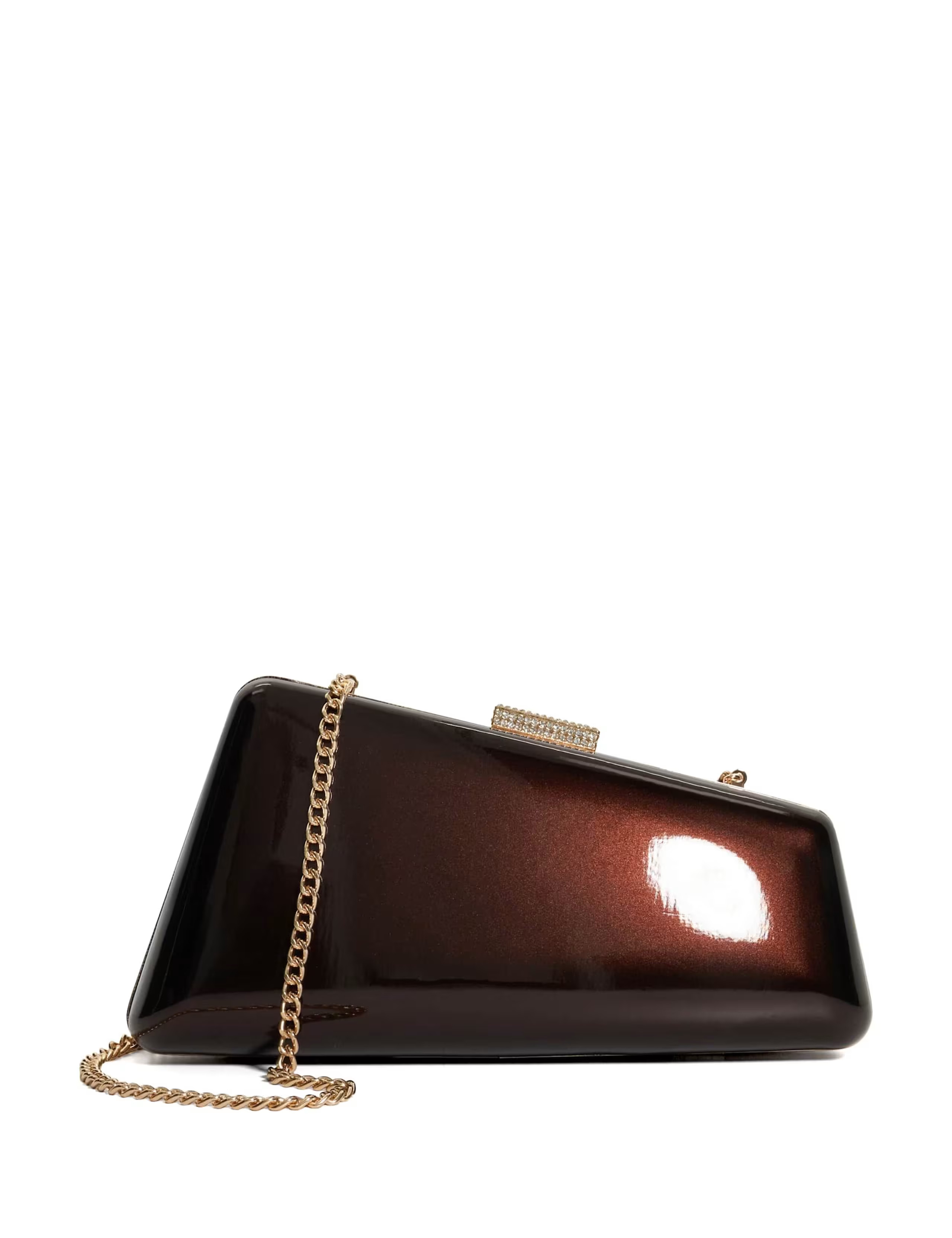 Embellished Asymmetric Angular Clutch Bag | Marks & Spencer (UK)
