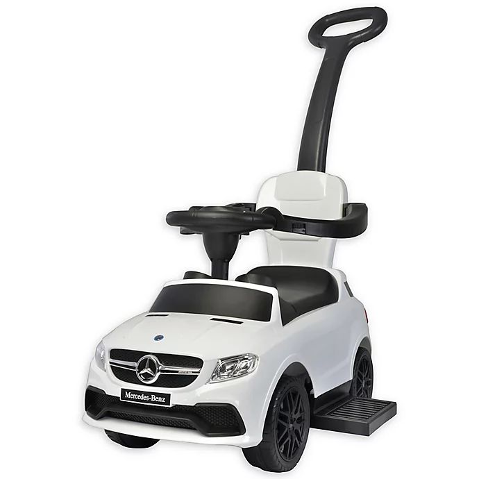 Best Ride On Cars® Mercedes 3-in-1 Push Car in White | buybuy BABY