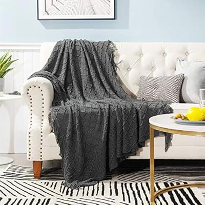 Bedsure White Throw Blanket, 100% Acrylic Knit 50×60 Inch - Soft Warm Cozy Lightweight Decorativ... | Amazon (CA)