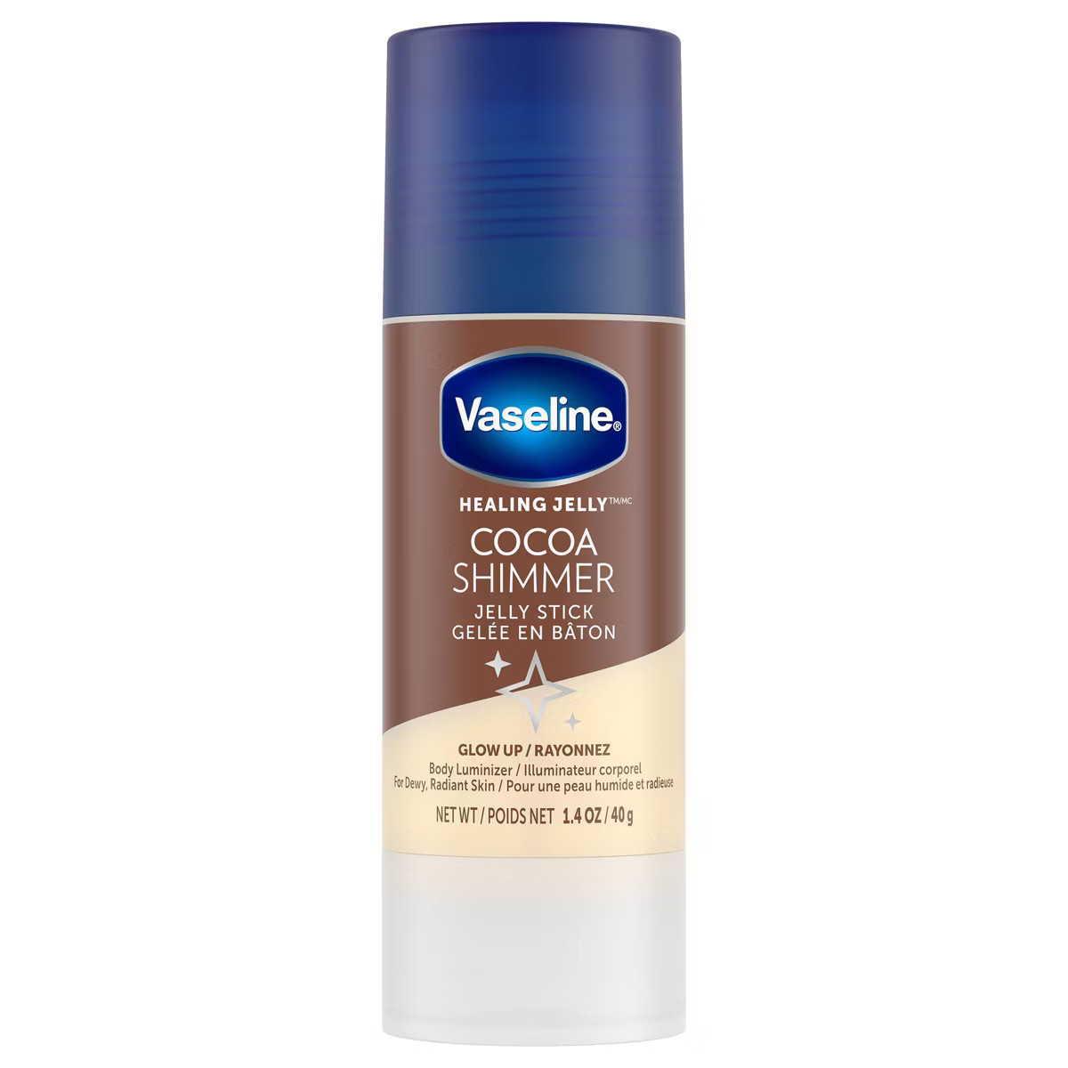 Vaseline Cocoa Shimmer Jelly Stick Cocoa Butter - 1.4oz | Target