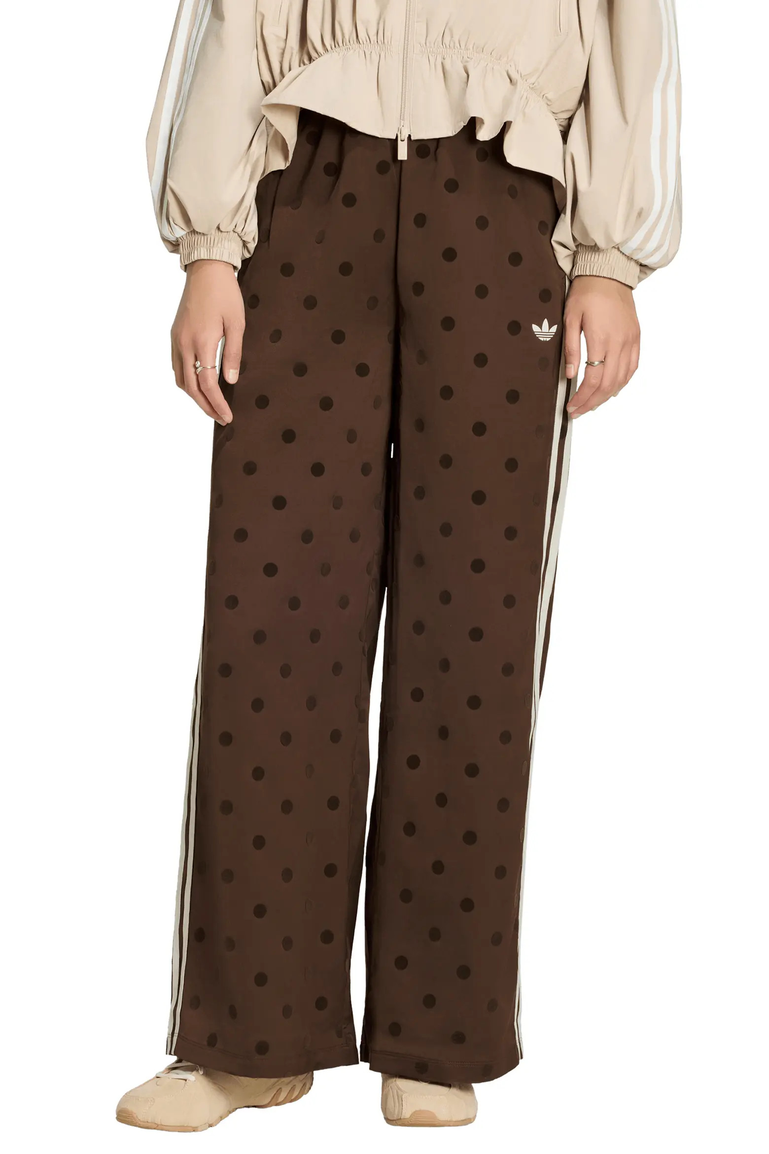 adidas Originals Firebird Polka Dot Wide Leg Track Pants (Women) | Nordstrom | Nordstrom