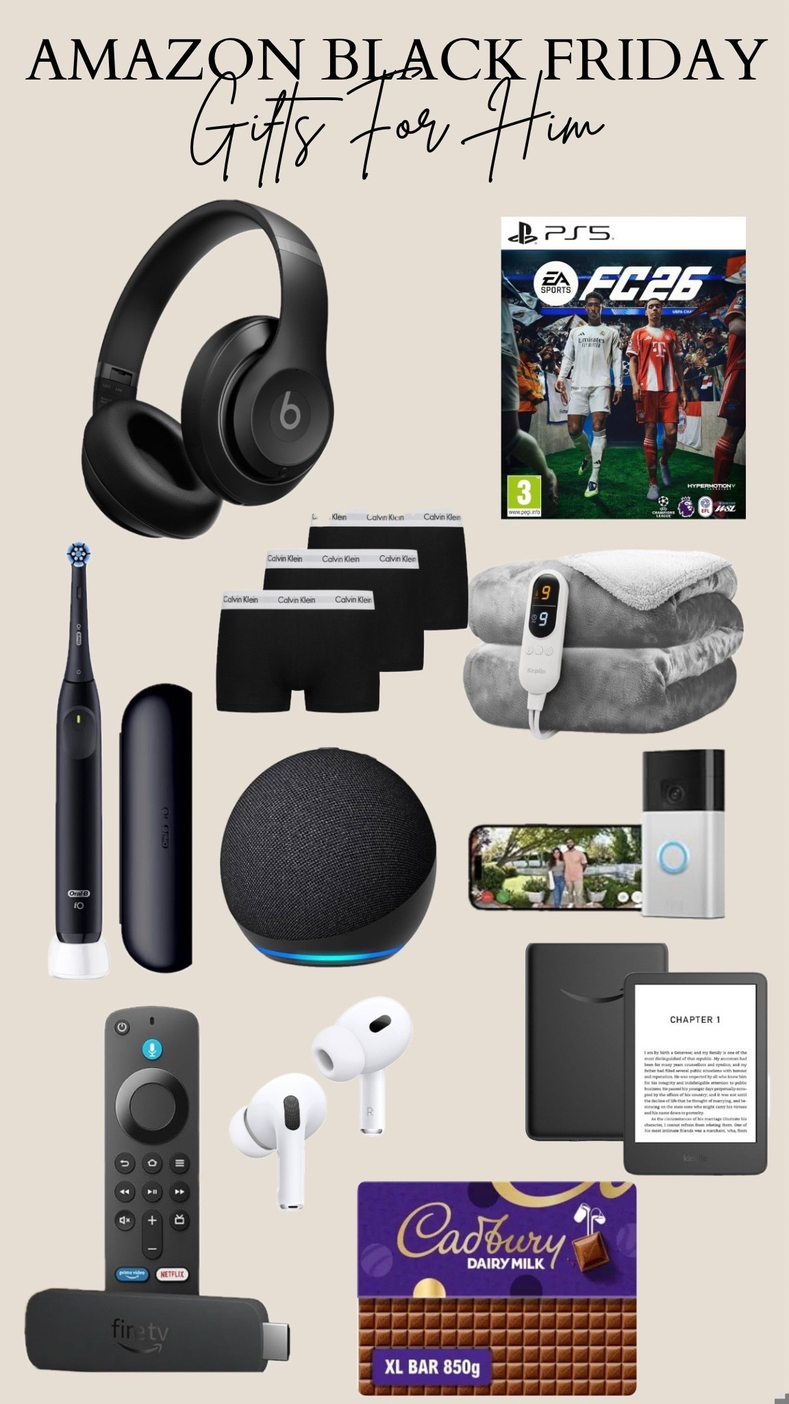 Amazon Black Friday - Gifts for him! ⚽️🎄✨ 

#LTKfestive #LTKuk #LTKgiftguide