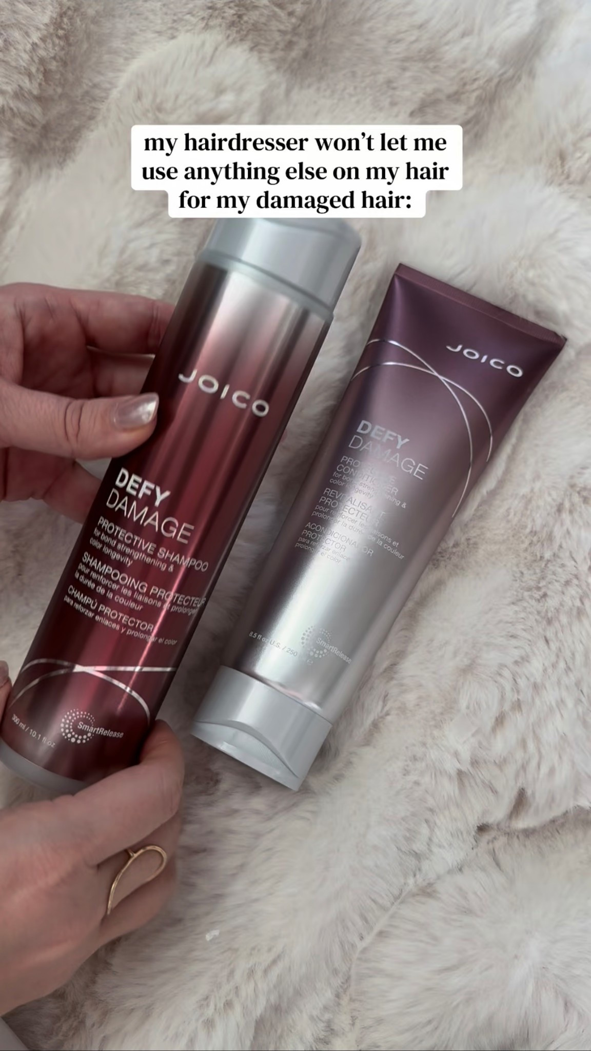 If your hair has been through heat styling, coloring, and “I’ll just bleach it one more time” moments… this duo is your reset button 💆‍♀️✨ The Joico Defy Damage Shampoo and Conditioner helps strengthen and protect so your hair feels softer, healthier, and way less stressed.

#joico #haircare #damagedhair #healthyhairjourney #shampooandconditioner

#LTKootd #LTKdayinmylife #LTKgrwm