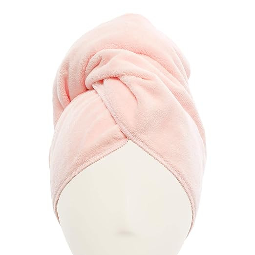 Diva Darling, Microfiber Hair Towel, Pink | Amazon (US)