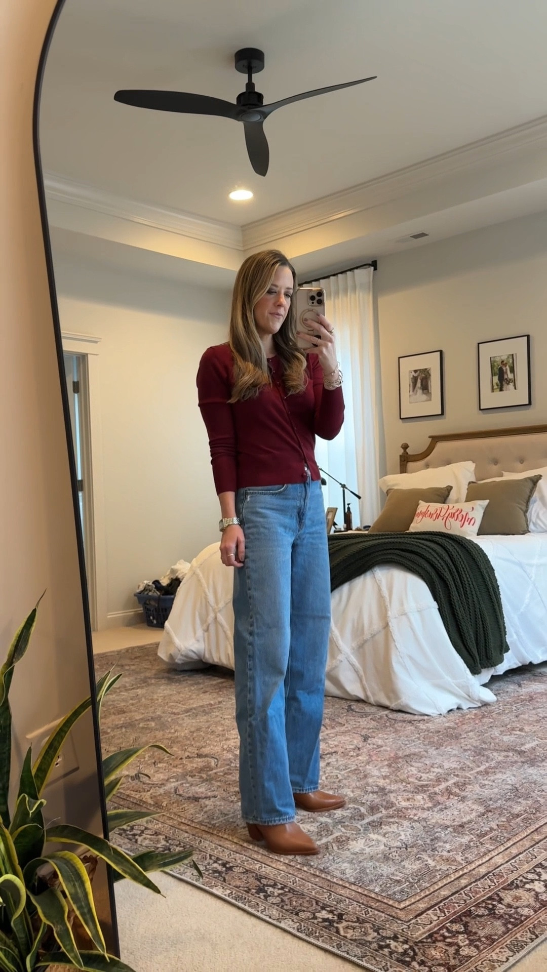 Easy, festive, and affordable 🎄
This lightweight Amazon cardigan is perfect for layering through the holidays — soft, flattering, and affordable.
Jeans are Abercrombie high-rise loose (25R) — a new favorite fit — and these Amazon boots are the look-for-less version of the sold-out Nordstrom pair from last year.

#LTKholiday #LTKunder50 #LTKfinds #Amazonfashion #Abercrombiejeans #lookforless #holidayoutfit #momstyle #capsulewardrobe #classicstyle #everydayoutfit #linenandlightco








#LTKFindsUnder50 #LTKootd #LTKHoliday