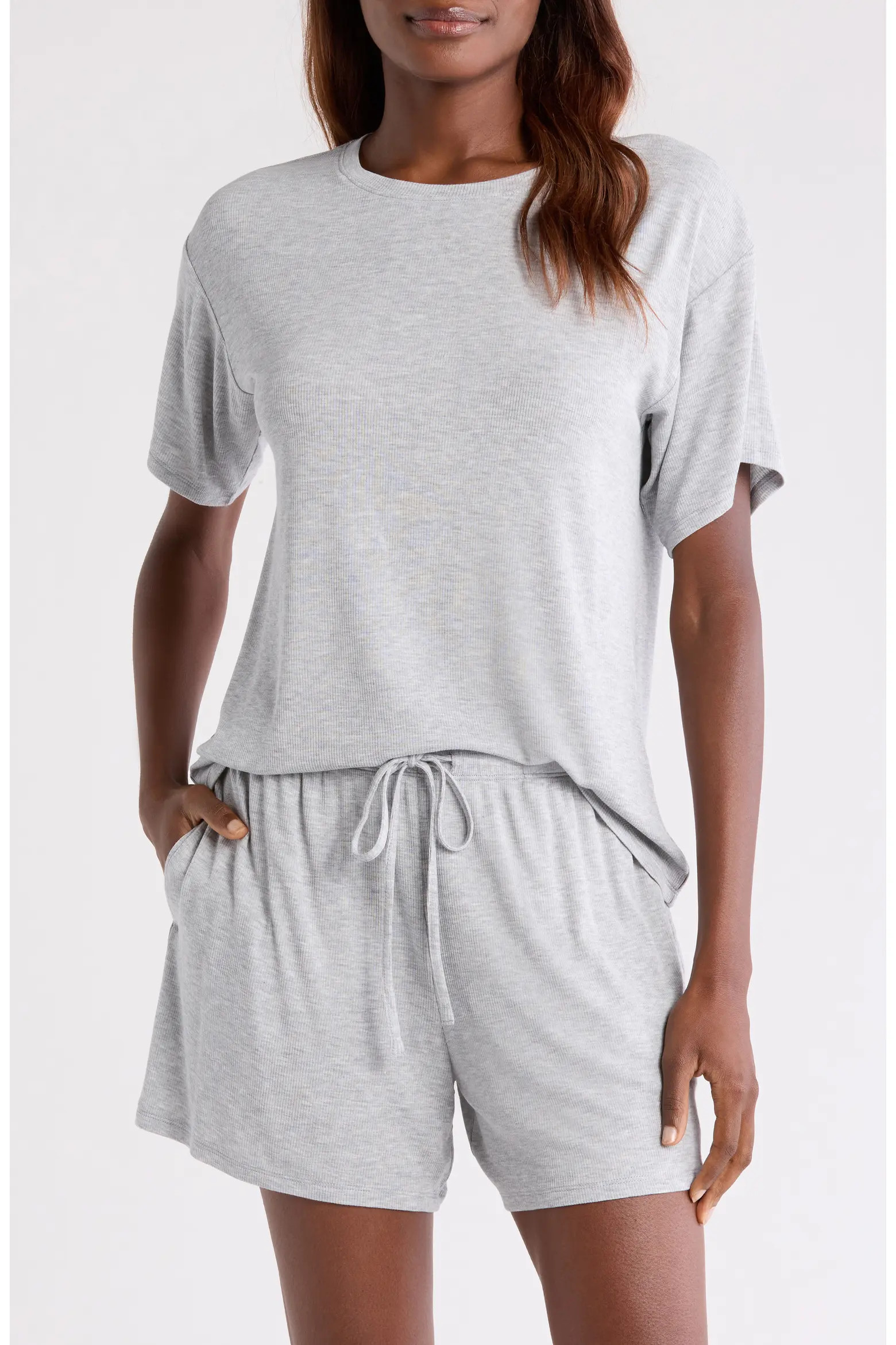 Moonlight Eco Easy Rib Short Pajamas (Women) | Nordstrom | Nordstrom