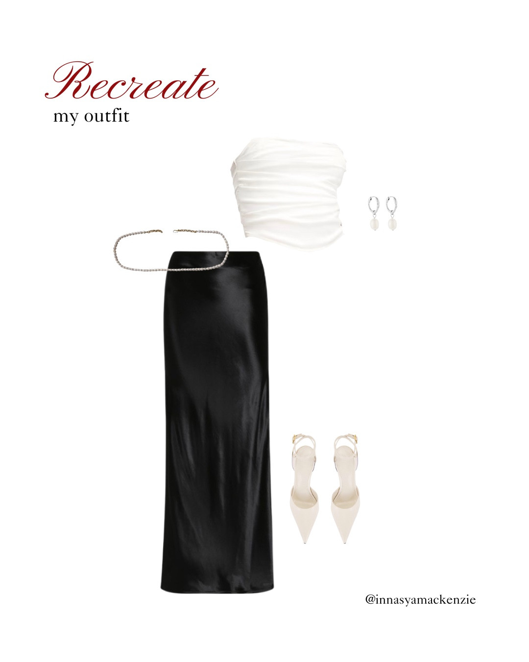 recreate my look 🖤