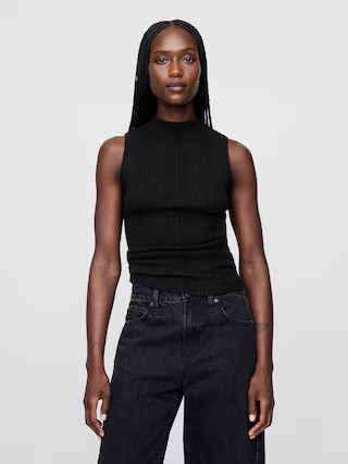 Mockneck Rib Tank Top | Gap (US)