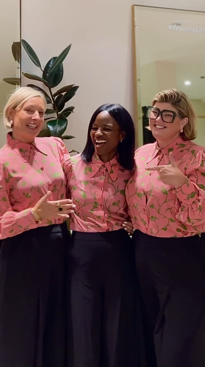 Size By Side with a bit on the side. 
Claire wears 12 and is 5ft 5.
Patricia wears some petite and regular in size 6 and 8 and is 5ft 2
Nina wears 18/20 and is 5ft 5

Plus size, Petite size, blouses, trousers, dresses, coords and some fab footwear too. 

#LTKuk #LTKover50style #LTKcurves