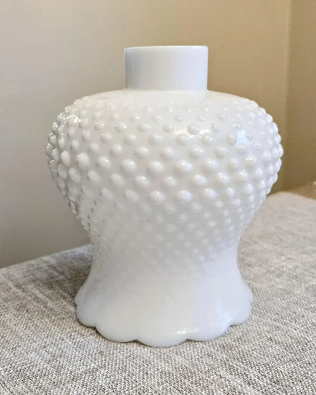 Vintage 5.25" Milk Glass Hobnail Hurricane Lamp Shade With 1.5" Fitter. - Etsy | Etsy (US)