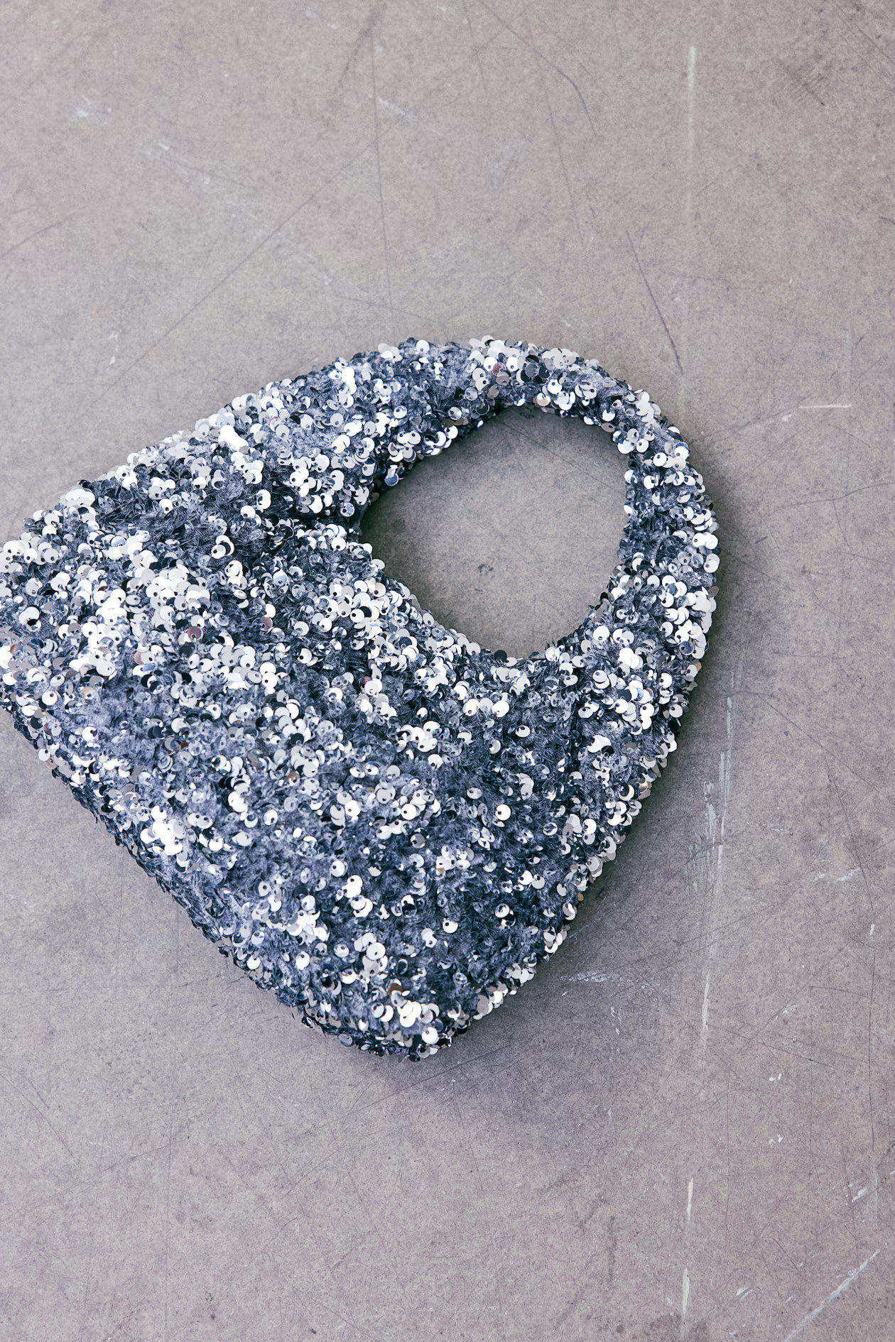 Sequined Handbag - Silver-colored - Ladies | H&M US | H&M (US + CA)