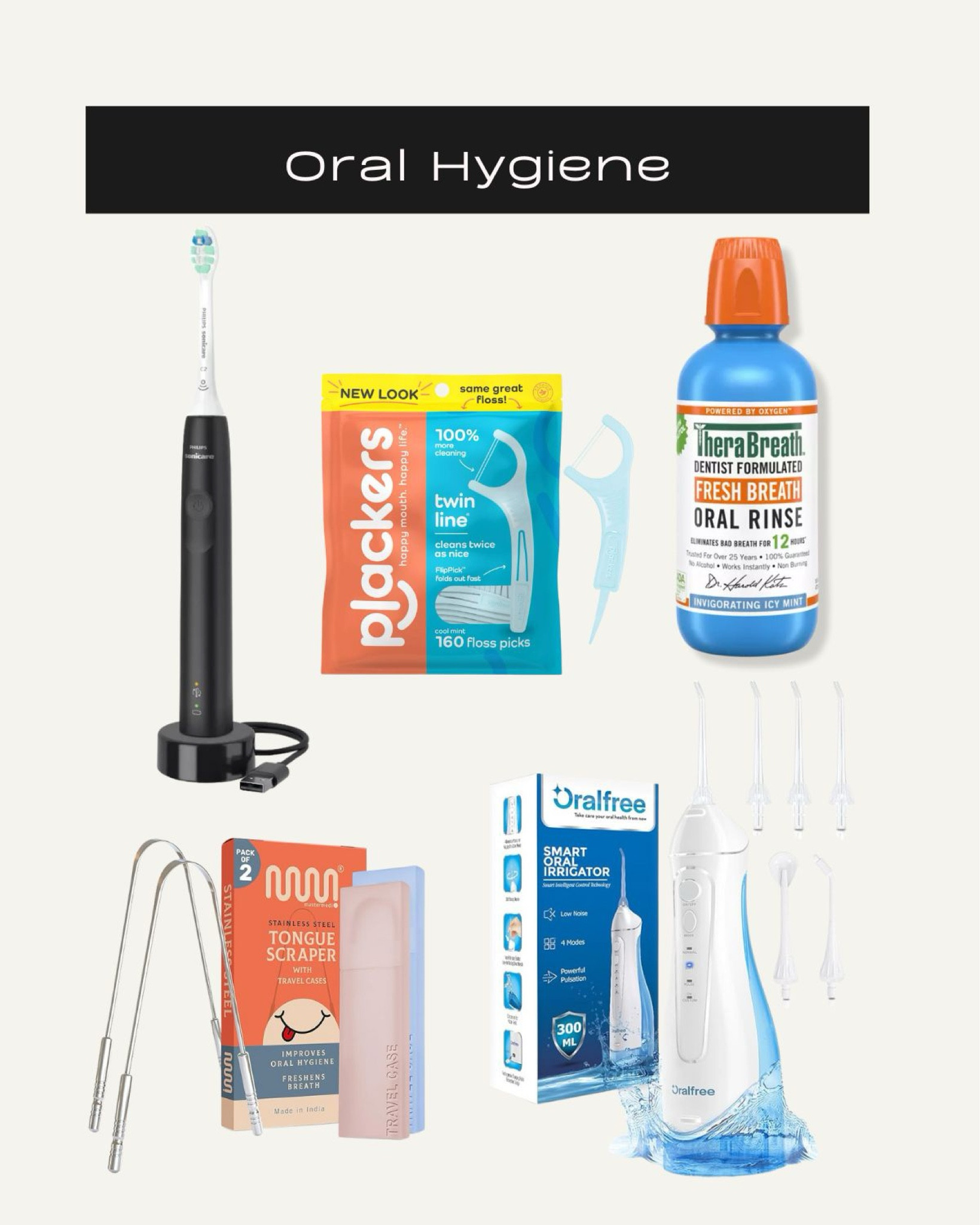 My essentials for the ultimate freshness! I live for my water pick ever since I had braces! 

#LTKfindsunder50 #LTKhome #LTKfindsunder100