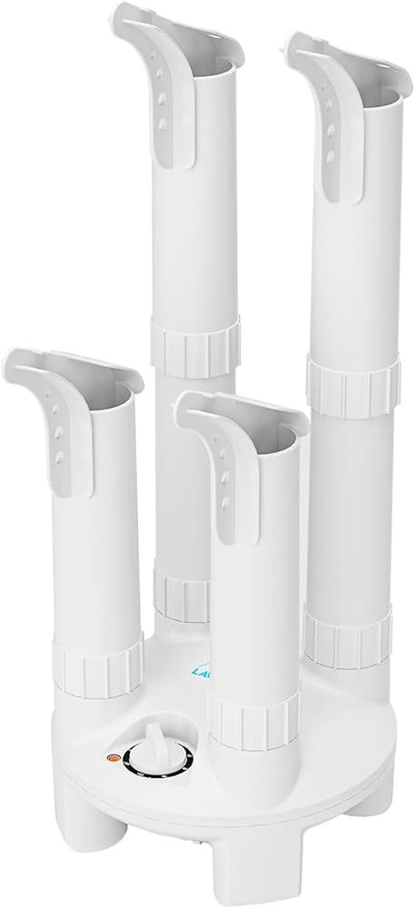 LAVIEAIR Boot Dryer, Shoe Dryer and Glove Dryer with Timer and Fan, White | Amazon (US)