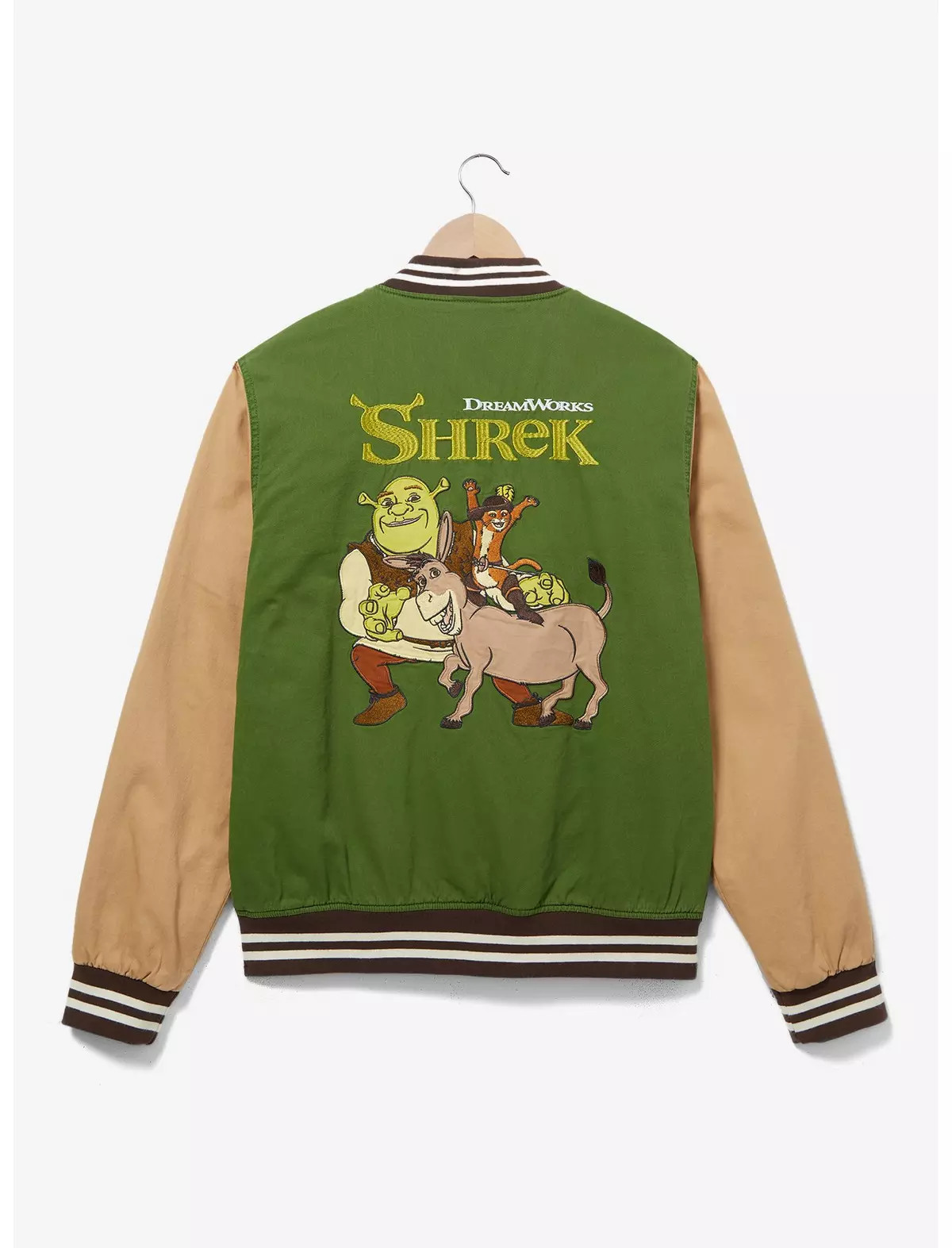DreamWorks Shrek Logo Varsity Jacket - BoxLunch Exclusive | BoxLunch