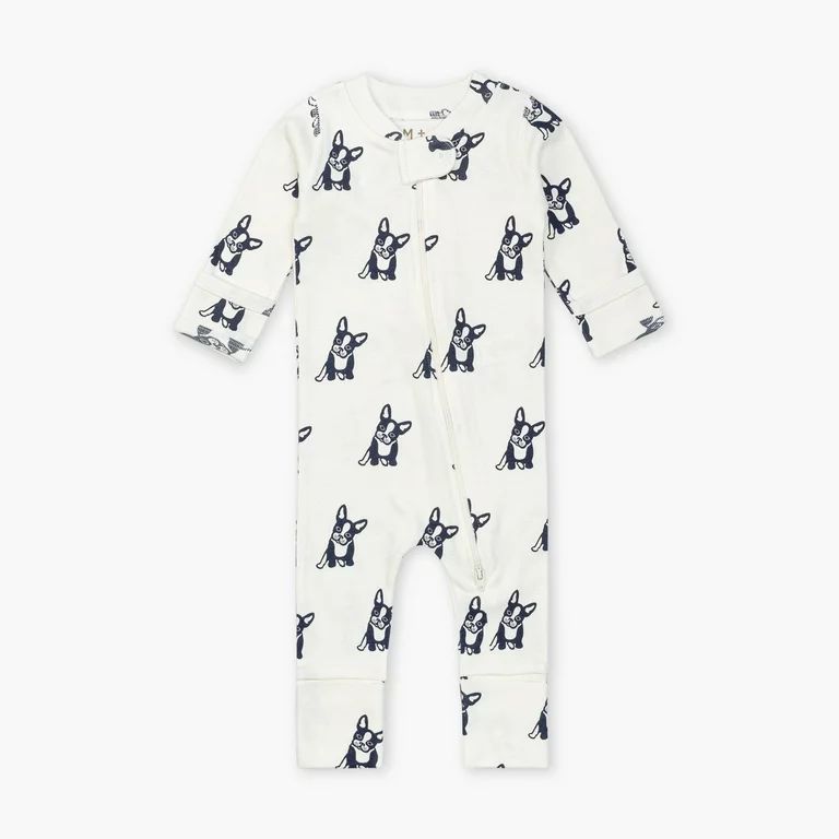 M+A by Monica + Andy Long Sleeve Baby One-Piece Coverall, Sizes Preemie - 9 Months | Walmart (US)