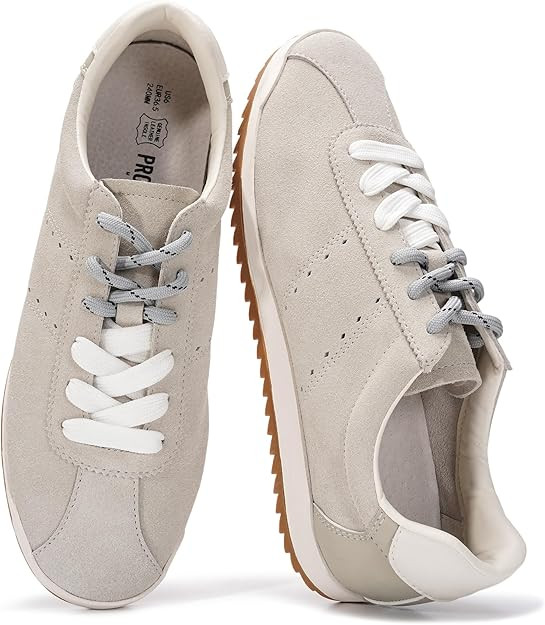 Project Cloud 100% Genuine Leather Sneakers for Women – Womens Sneakers with Memory Foam Insole... | Amazon (US)