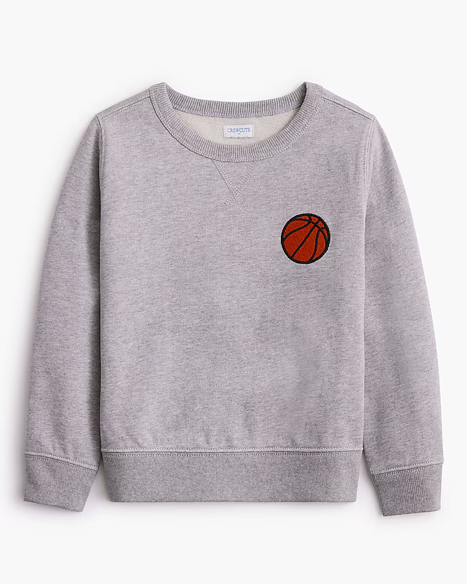 Boys' terry basketball sweatshirt | J.Crew Factory