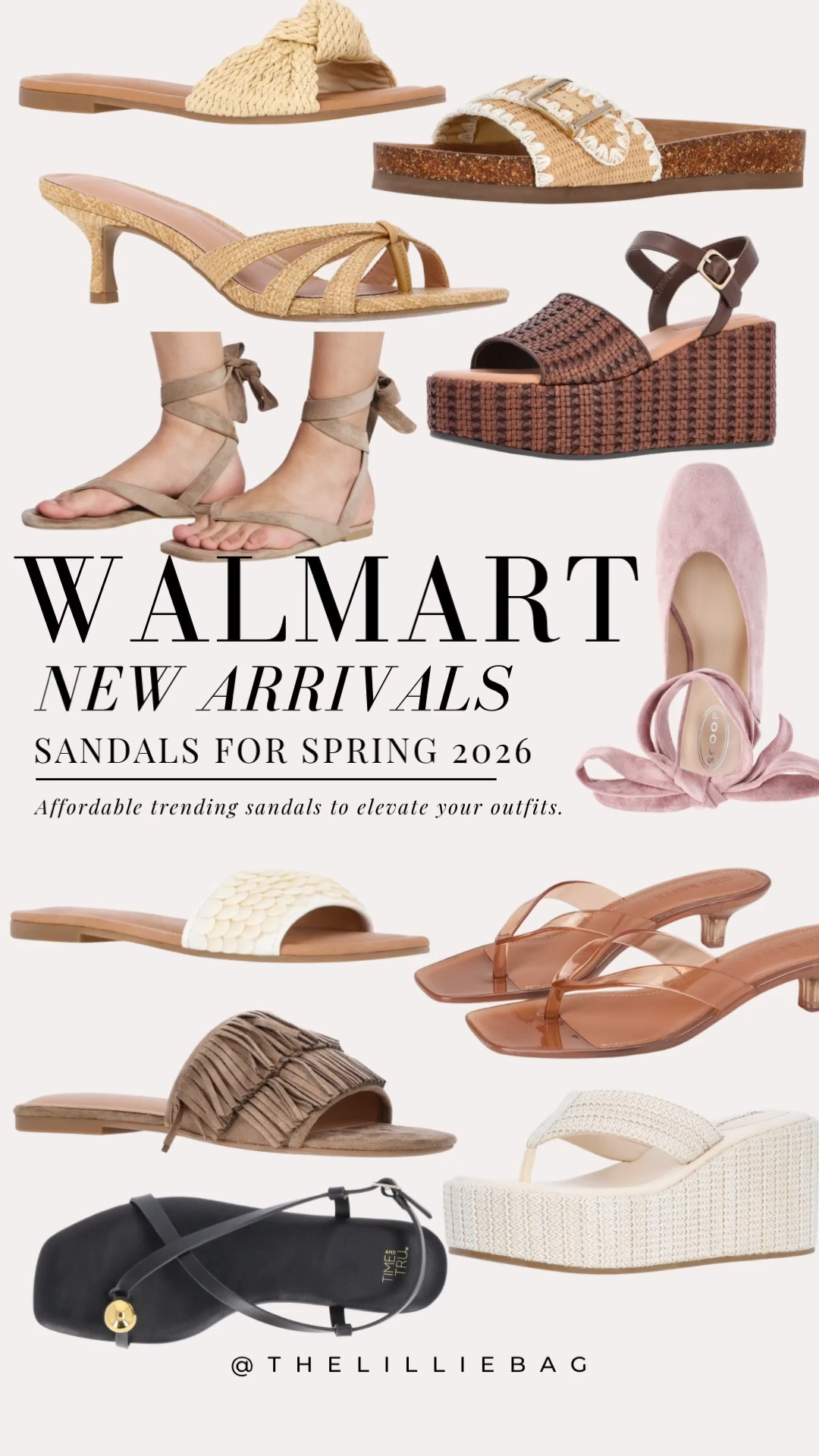 Walmart new arrivals in sandals! 

Spring break. Work outfit. Date night. Vacation outfit. Resort wear. Resort wear 2026. 

#LTKspring #LTKSeasonal