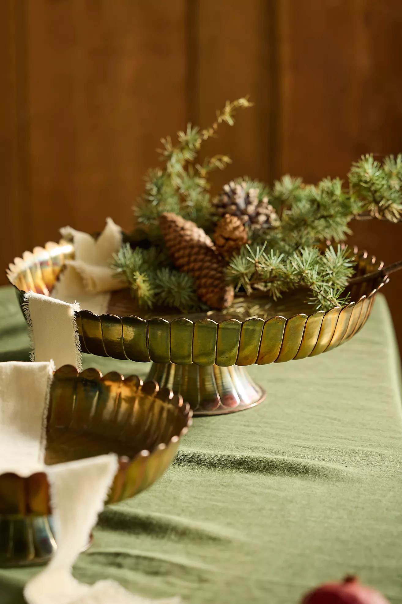 Scalloped Copper Bowl | Terrain