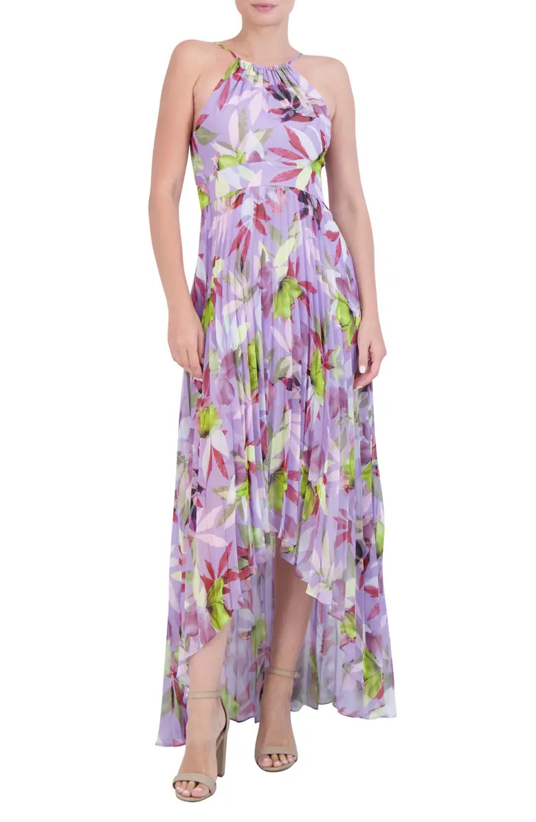 Pleated High-Low Maxi Dress | Nordstrom Rack