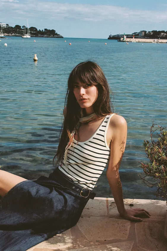 STRIPED KNIT TOP | Zara US