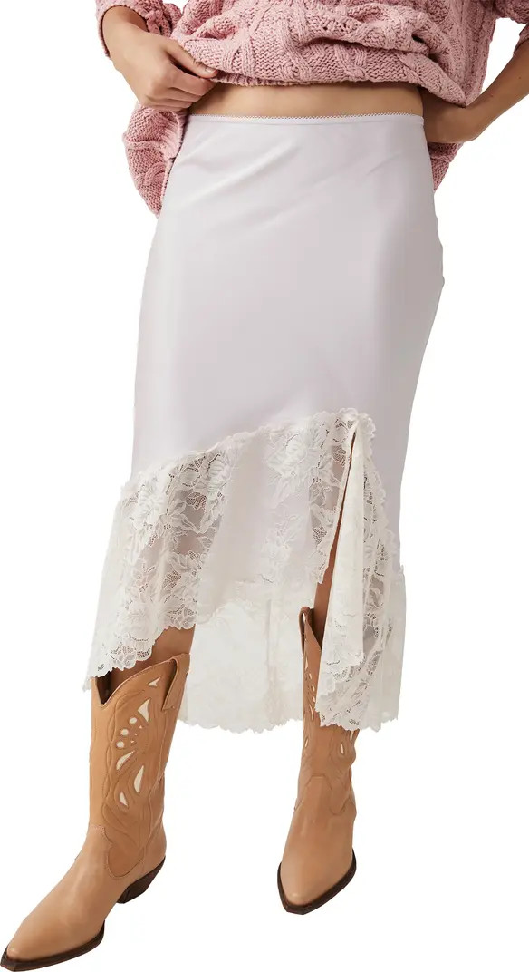 Free People Heart Eyes Lace Half Slip | Nordstrom | Nordstrom