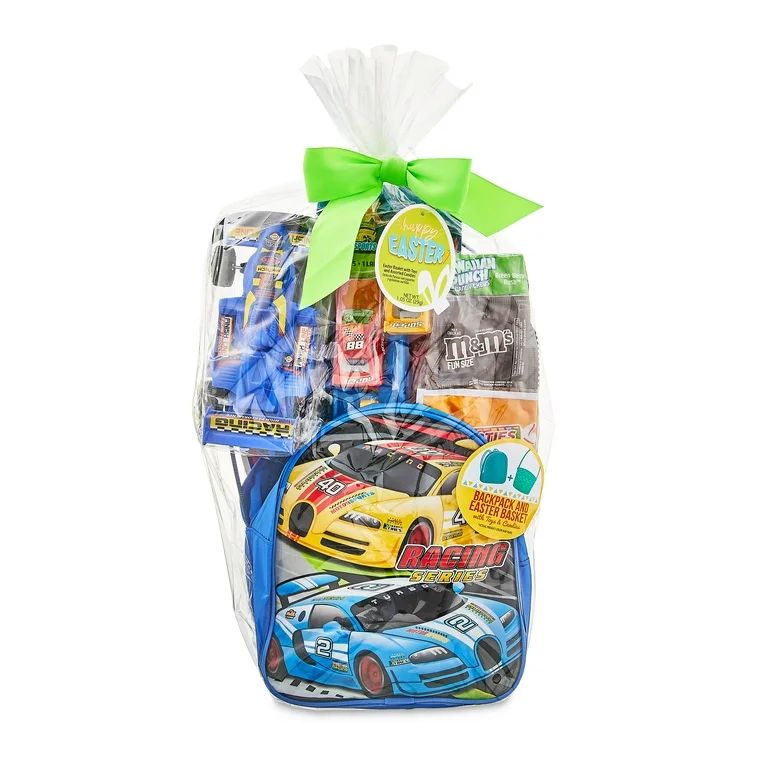 Easter Basket Gift Set Racing Series Child Backpack with Toys and Candies, Wondertreats | Walmart (US)