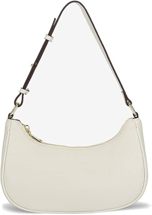 Genuine Leather Hobo Handbags for Women Cute Size Shoulder Bag Ladies Crossbody Purse Clutch Tote | Amazon (US)