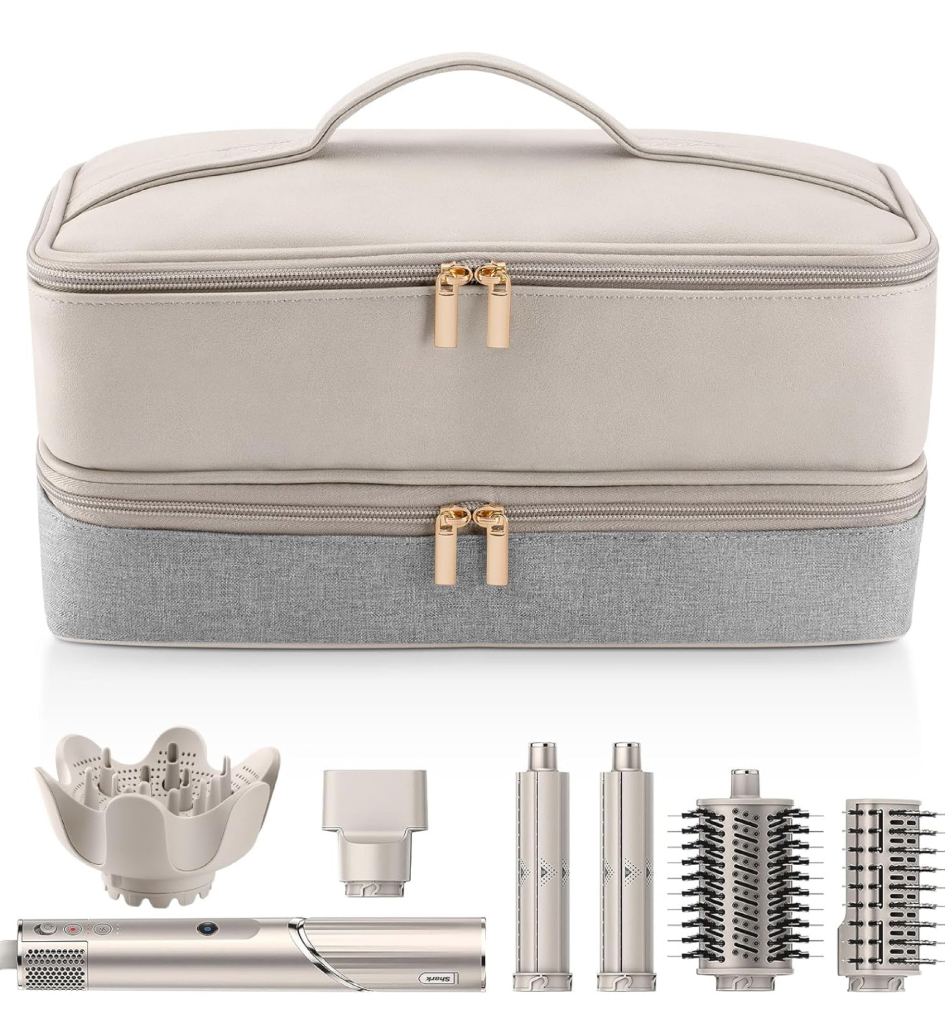 Travel Carrying Case for Hair Dryer Shark Flexstyle Dyson Airwrap Brush Double-Layer Hair Accessories Tools Storage Bag for Revlon Hairdryer Styler Organizer

#LTKGiftGuide #LTKBeauty